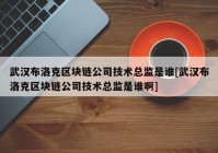 武汉布洛克区块链公司技术总监是谁[武汉布洛克区块链公司技术总监是谁啊]